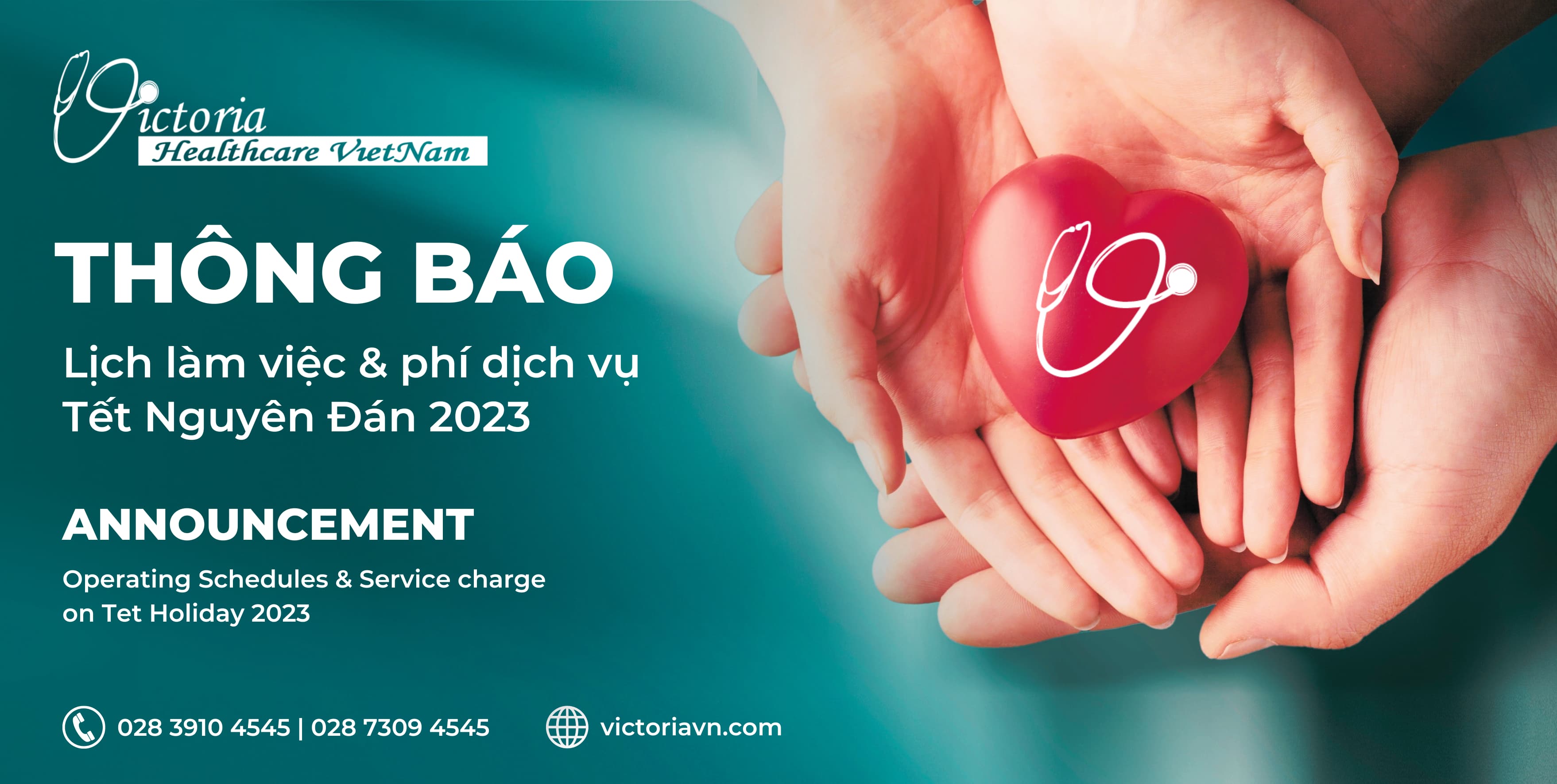 LỊCH LÀM VIỆC VÀ PHÍ DỊCH VỤ TRONG DỊP TẾT NGUYÊN ĐÁN 2023