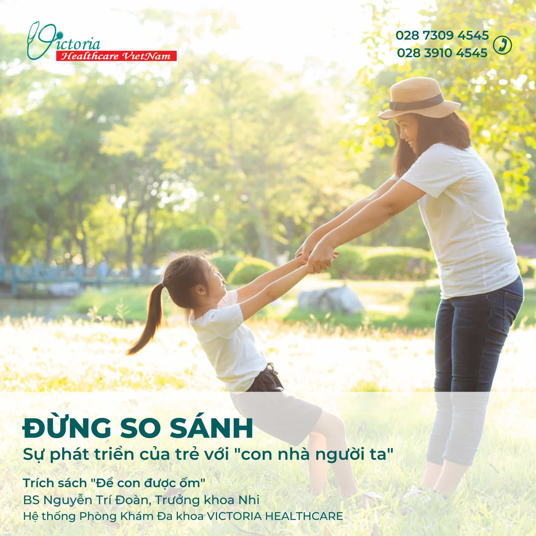 ĐỪNG SO SÁNH SỰ PHÁT TRIỂN CỦA TRẺ VỚI