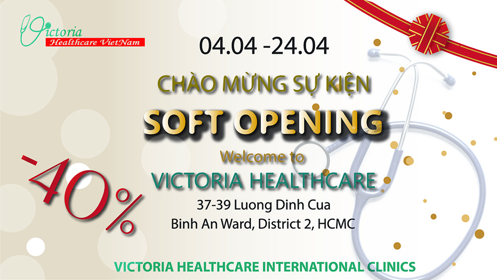 SOFT OPENING OF VICTORIA HEALTHCARE’S NEW CLINIC - PROMOTION UP TO 40% 