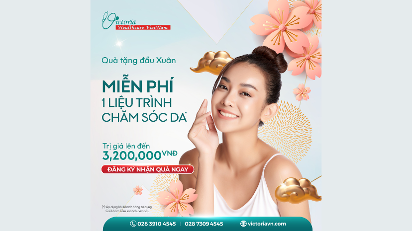 QUÀ TẶNG ĐẦU XUÂN: PHIẾU QUÀ MIỄN PHÍ 01 LIỆU TRÌNH CHĂM SÓC DA CHUYÊN SÂU