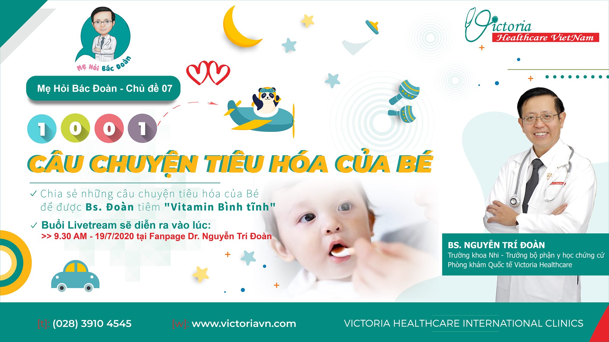 Liveatream: 1001 CÂU CHUYỆN TIÊU HÓA CỦA BÉ