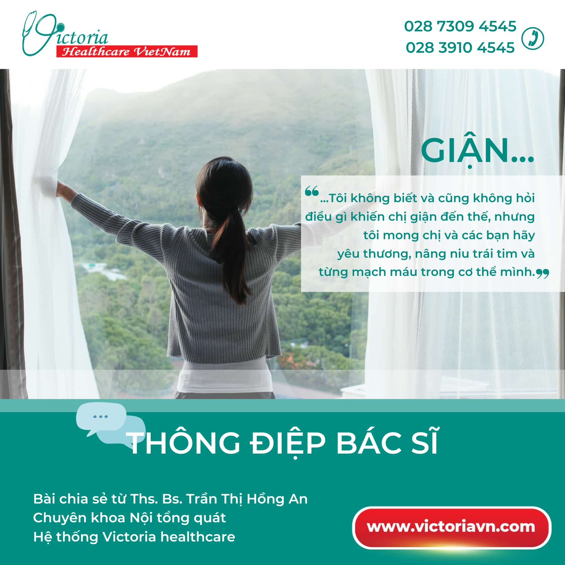 [THÔNG ĐIỆP BÁC SĨ] - GIẬN...