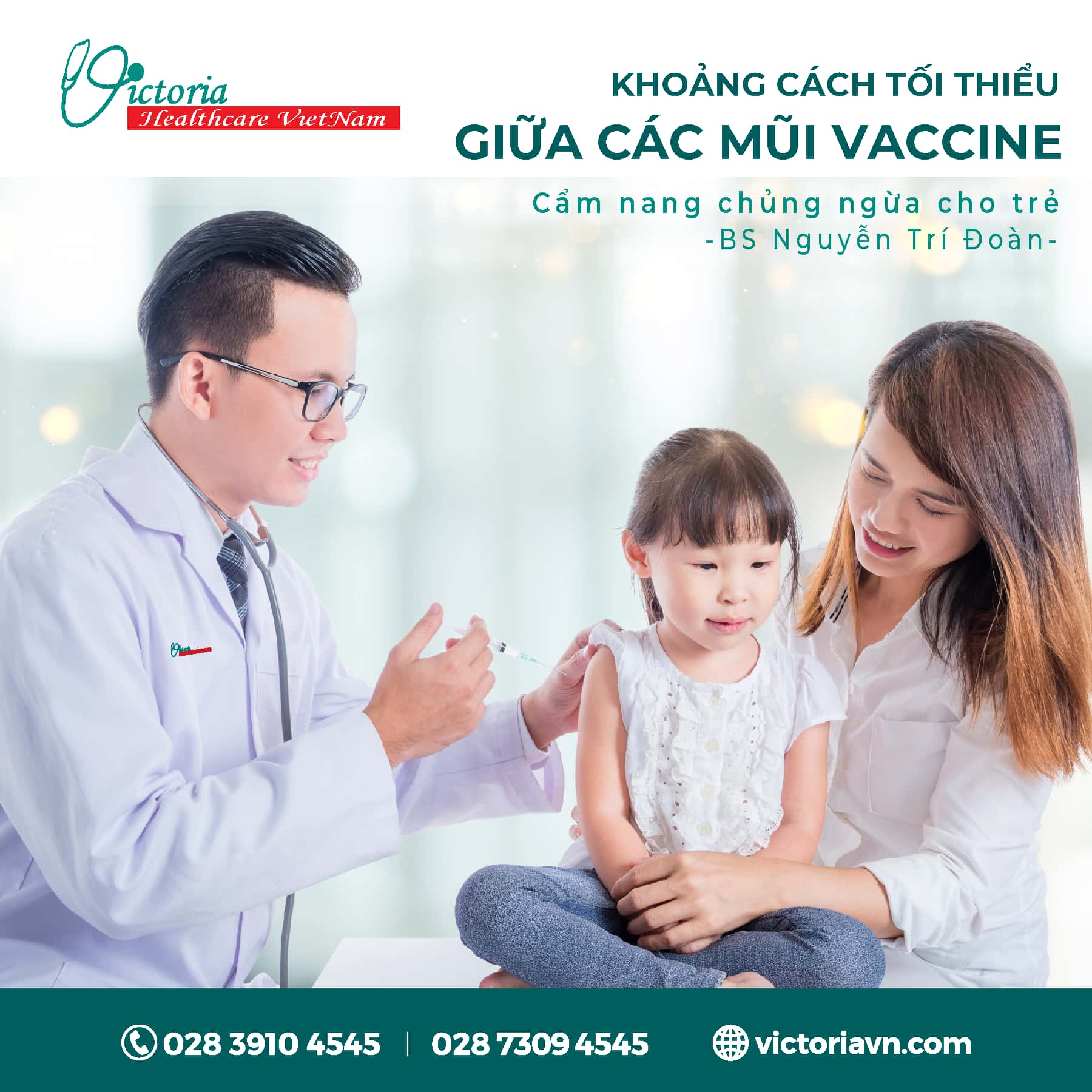 KHOẢNG CÁCH TỐI THIỂU GIỮA CÁC MŨI VACCINE CHO TRẺ