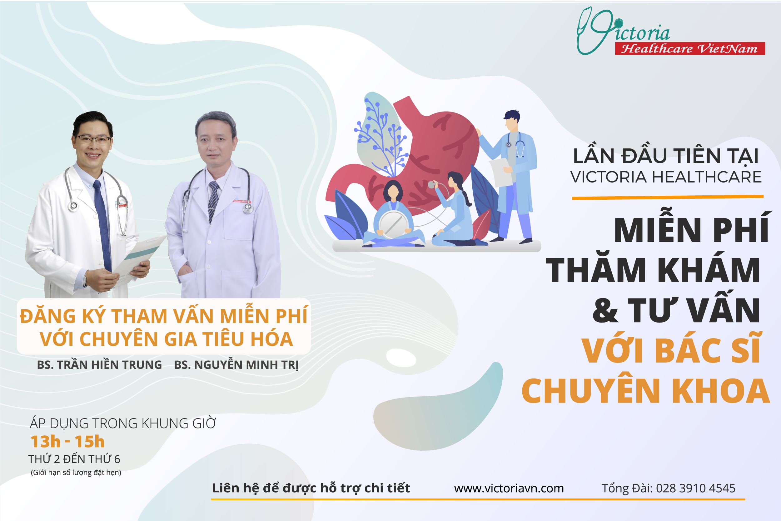 THĂM KHÁM & TƯ VẤN MIỄN PHÍ BỆNH LÝ DẠ DÀY - TIÊU HÓA 