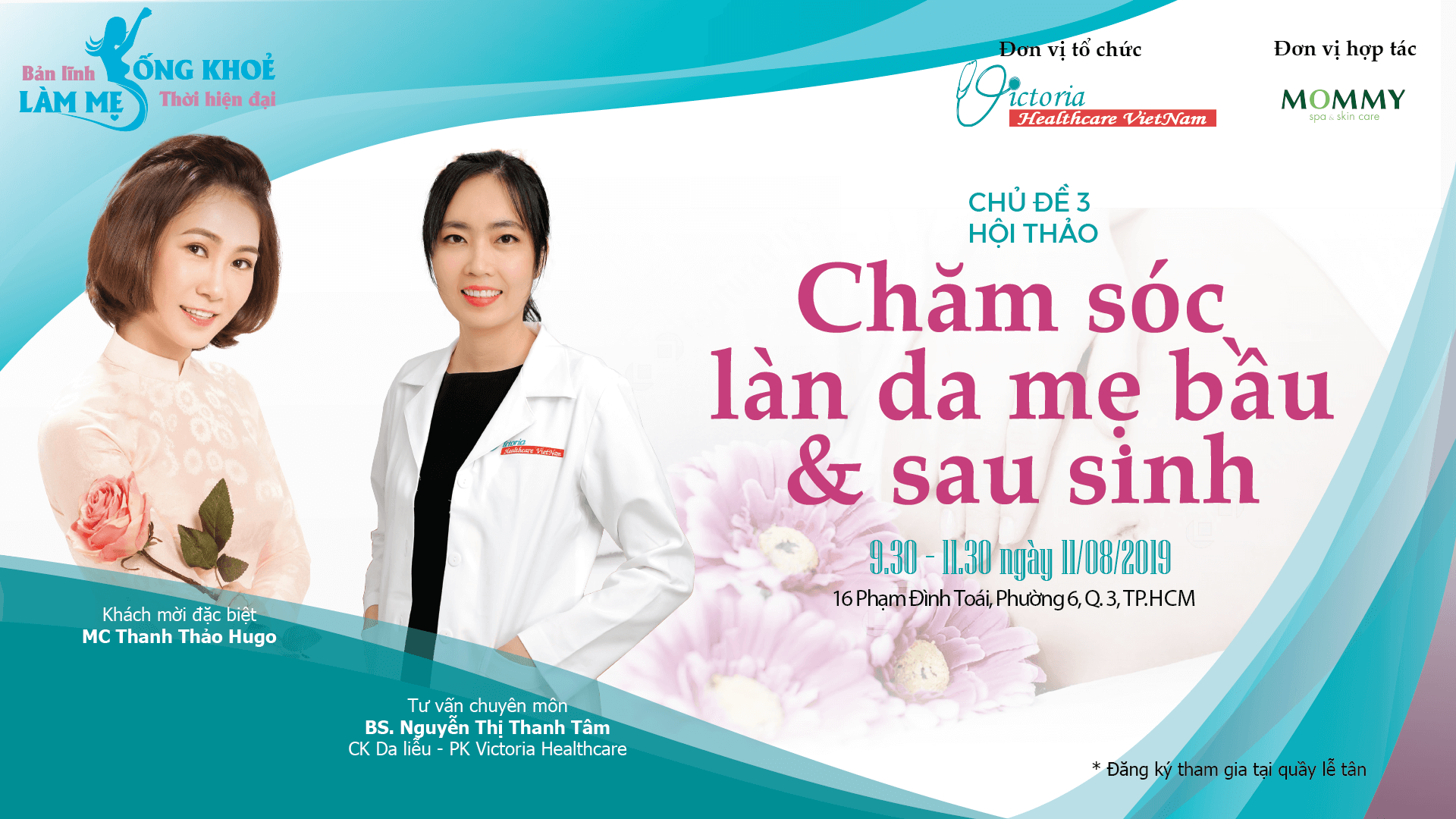 [Sự kiện]: CHĂM SÓC LÀN DA MẸ BẦU & SAU SINH 