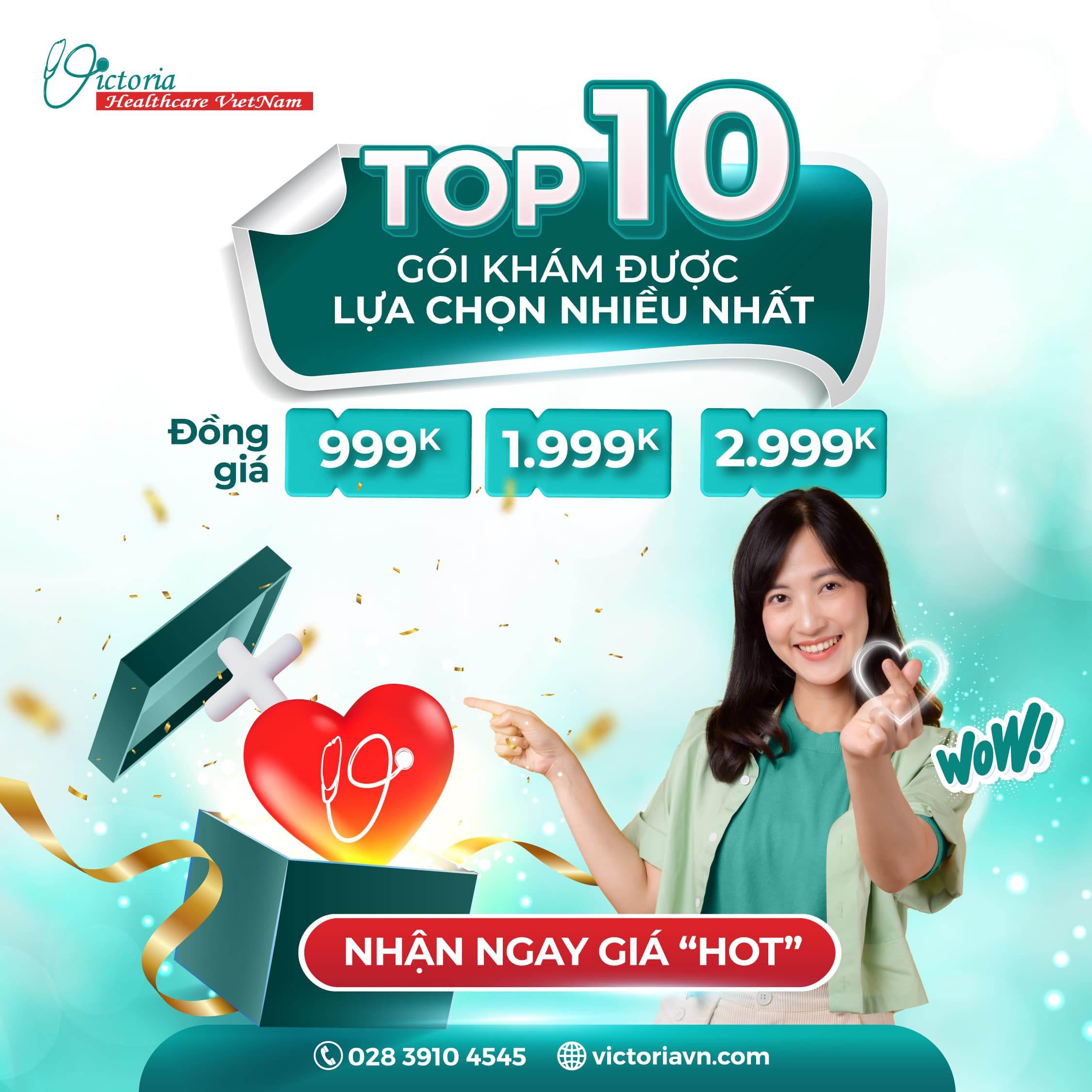 HOT – KHÁM TỔNG QUÁT ĐỒNG GIÁ 999K - 1x99K - 2x99K