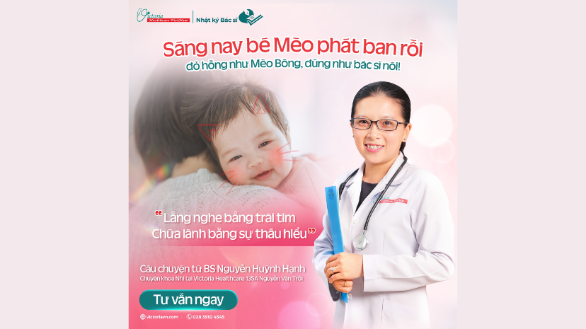 [NHẬT KÝ BÁC SĨ] SÁNG NAY “BÉ MÈO” PHÁT BAN RỒI, ĐỎ HỒNG NHƯ MÈO BÔNG - ĐÚNG NHƯ BÁC SĨ NÓI!