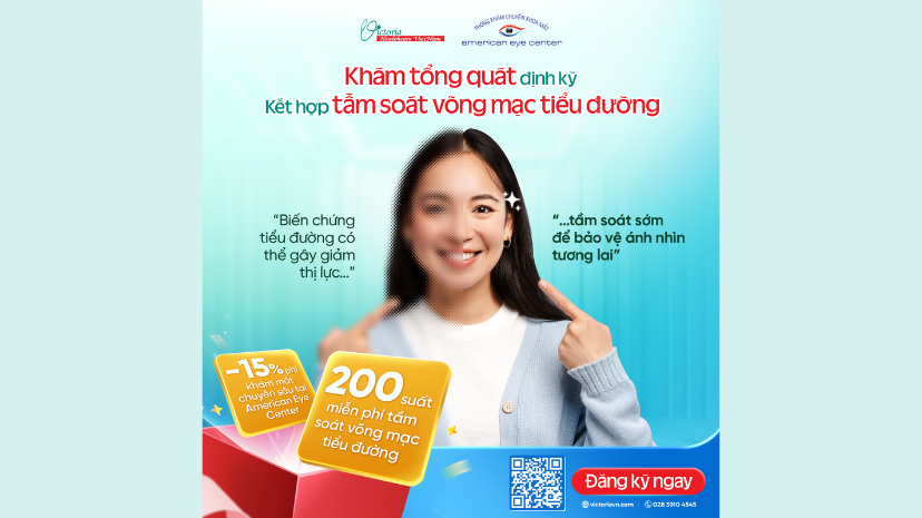 QUÀ TẶNG TẦM SOÁT VÕNG MẠC TIỂU ĐƯỜNG