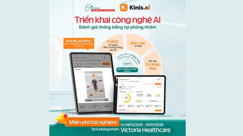 Ứng dụng công nghệ AI đánh giá thăng bằng ngay tại phòng khám