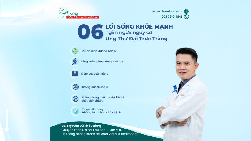 LỜI KHUYÊN SỐNG KHỎE GIÚP PHÒNG NGỪA UNG THƯ ĐẠI TRỰC TRÀNG