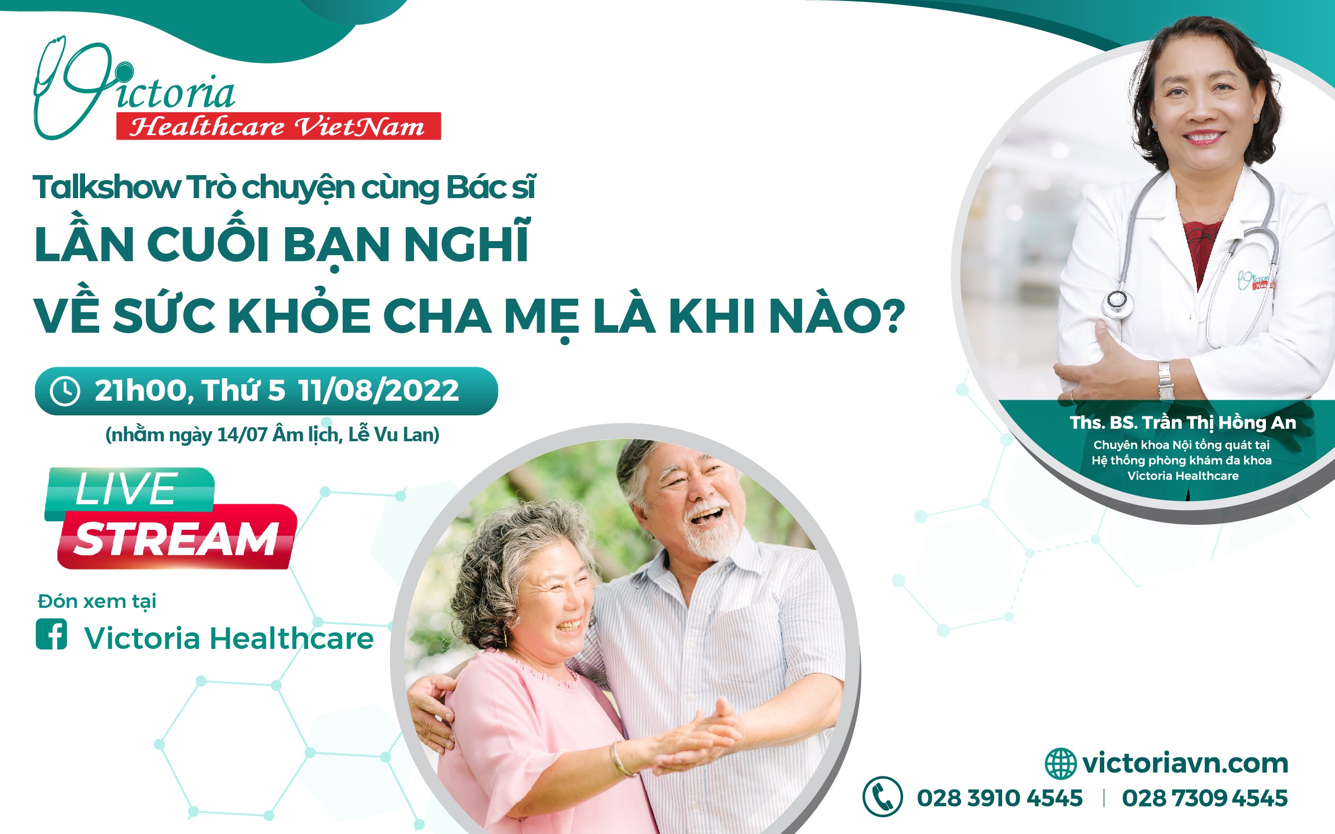 Talkshow: LẦN CUỐI BẠN NGHĨ VỀ SỨC KHỎE CHA MẸ LÀ KHI NÀO?