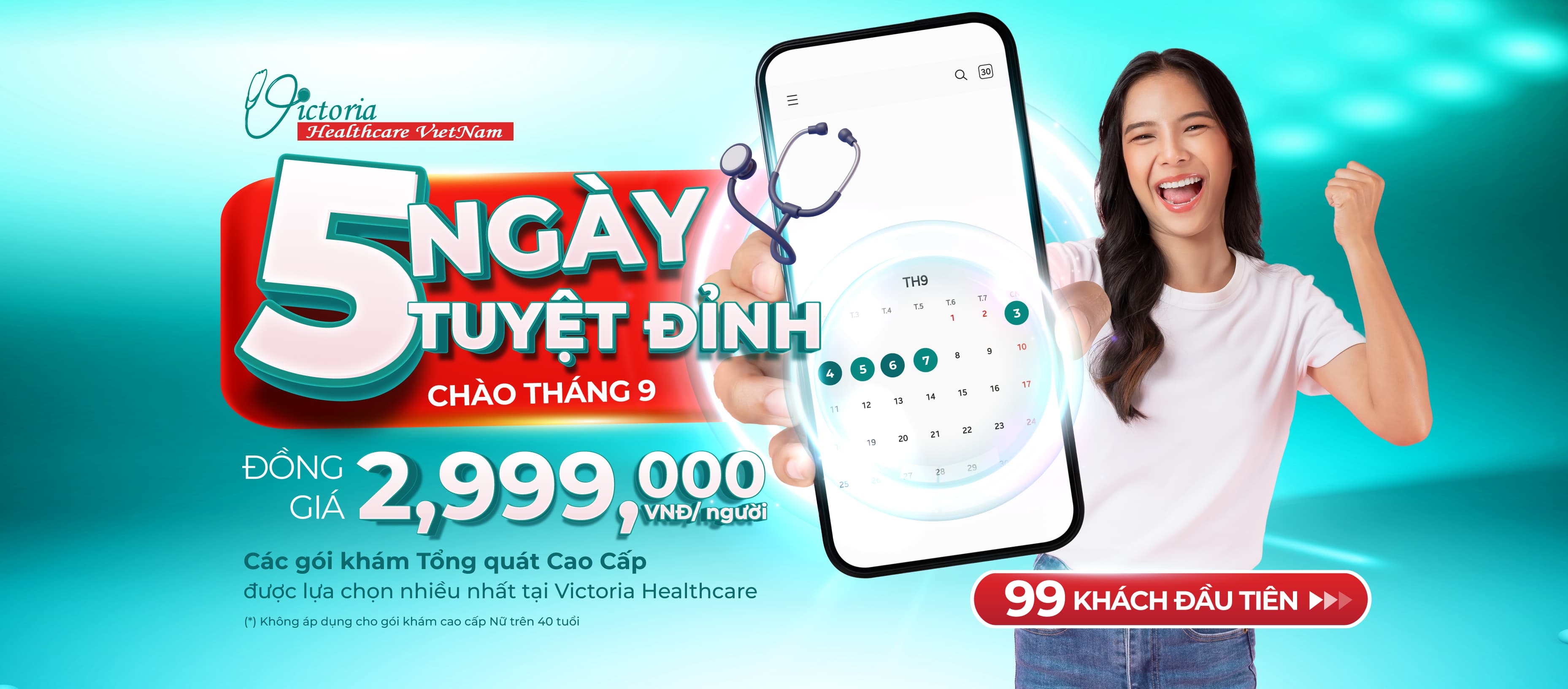 TIN HOT: ƯU ĐÃI ĐỒNG GIÁ 2999K GÓI KHÁM CAO CẤP - CHỈ 5 NGÀY