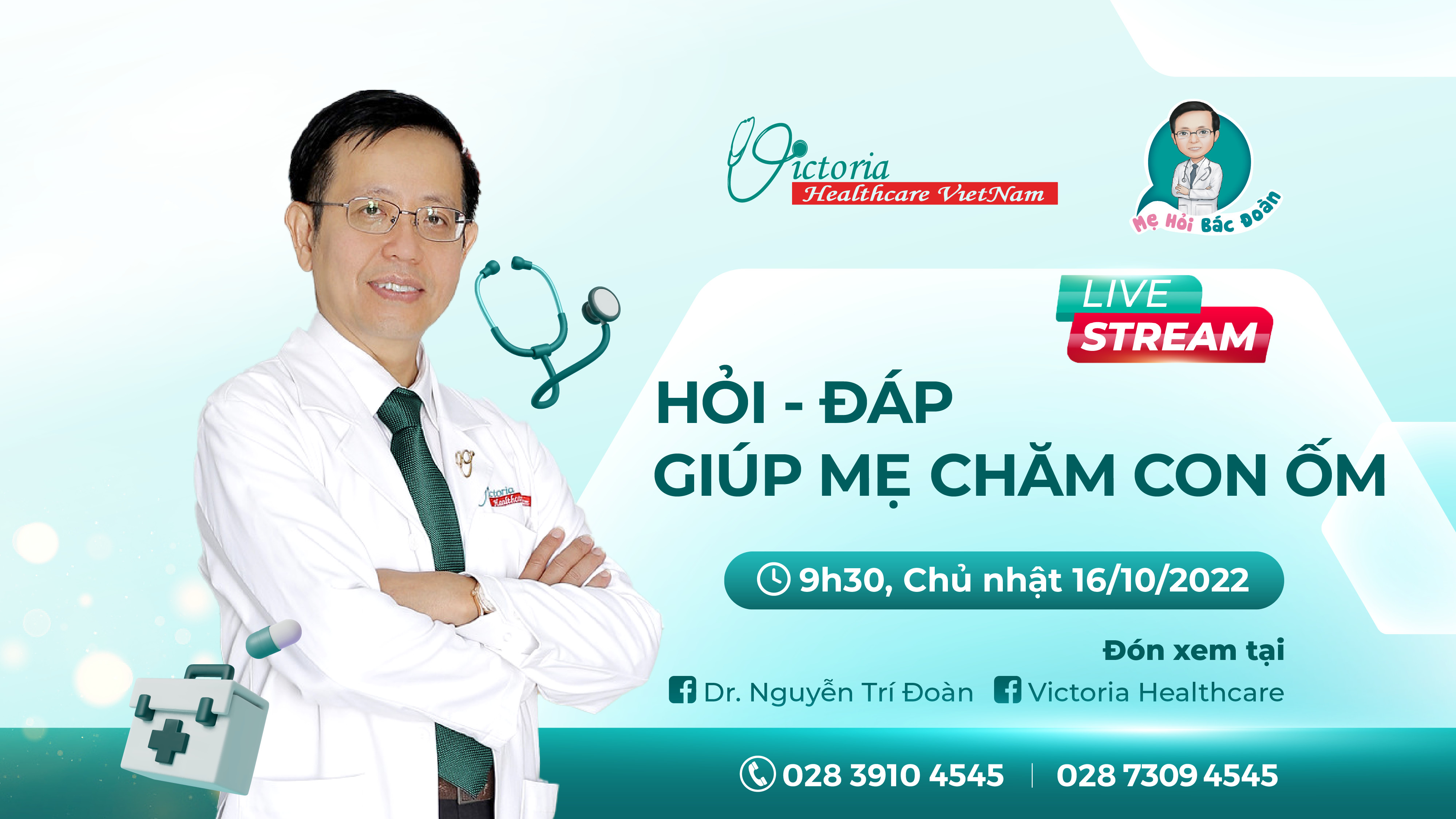 Talkshow Hỏi- Đáp: Giúp Mẹ Chăm Con Ốm