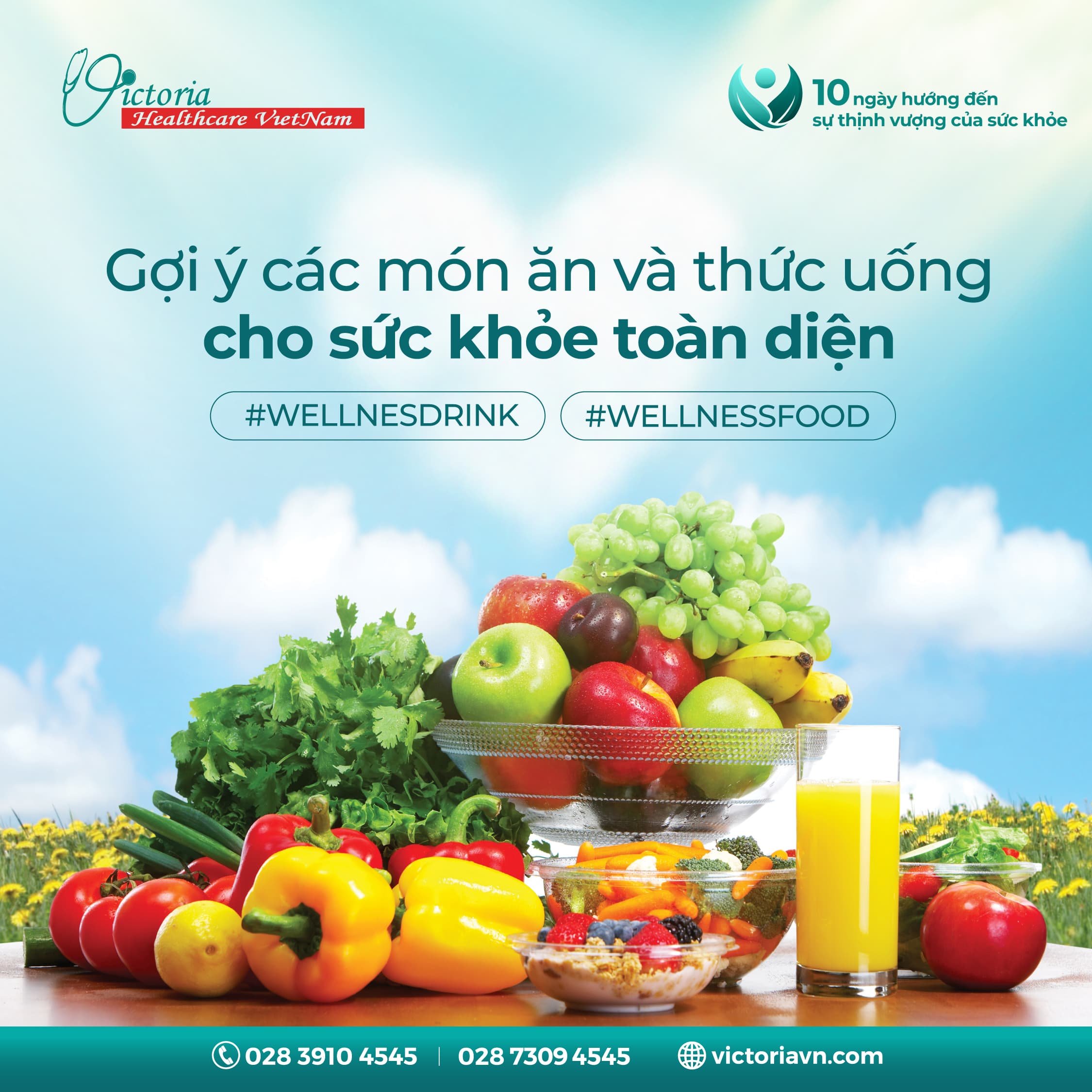 GỢI Ý MÓN ĂN & THỨC UỐNG CÓ LỢI CHO SỨC KHỎE