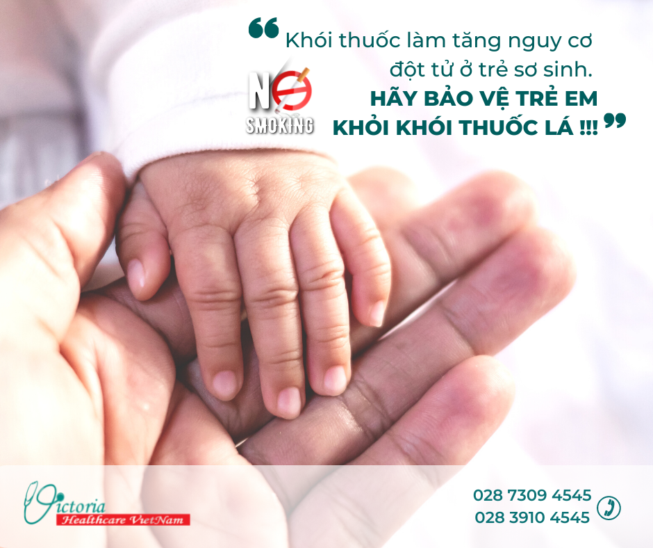 KHÓI THUỐC LÀM TĂNG NGUY CƠ ĐỘT TỬ Ở TRẺ SƠ SINH - SIDS