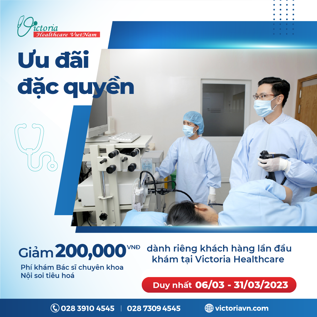 ƯU ĐÃI DÀNH RIÊNG KHÁCH LẦN ĐẦU KHÁM TẠI VICTORIA HEALTHCARE