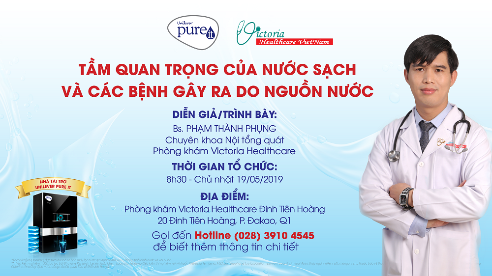 [Sự kiện] TẦM QUAN TRỌNG CỦA NƯỚC SẠCH & VÀ CÁC BỆNH LÝ GÂY RA DO NGUỒN NƯỚC