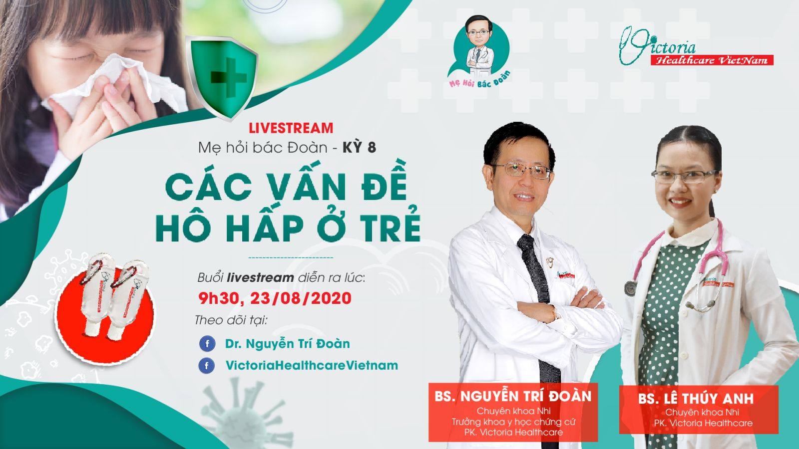 Livestream: NHỮNG VẤN ĐỀ HÔ HẤP Ở TRẺ