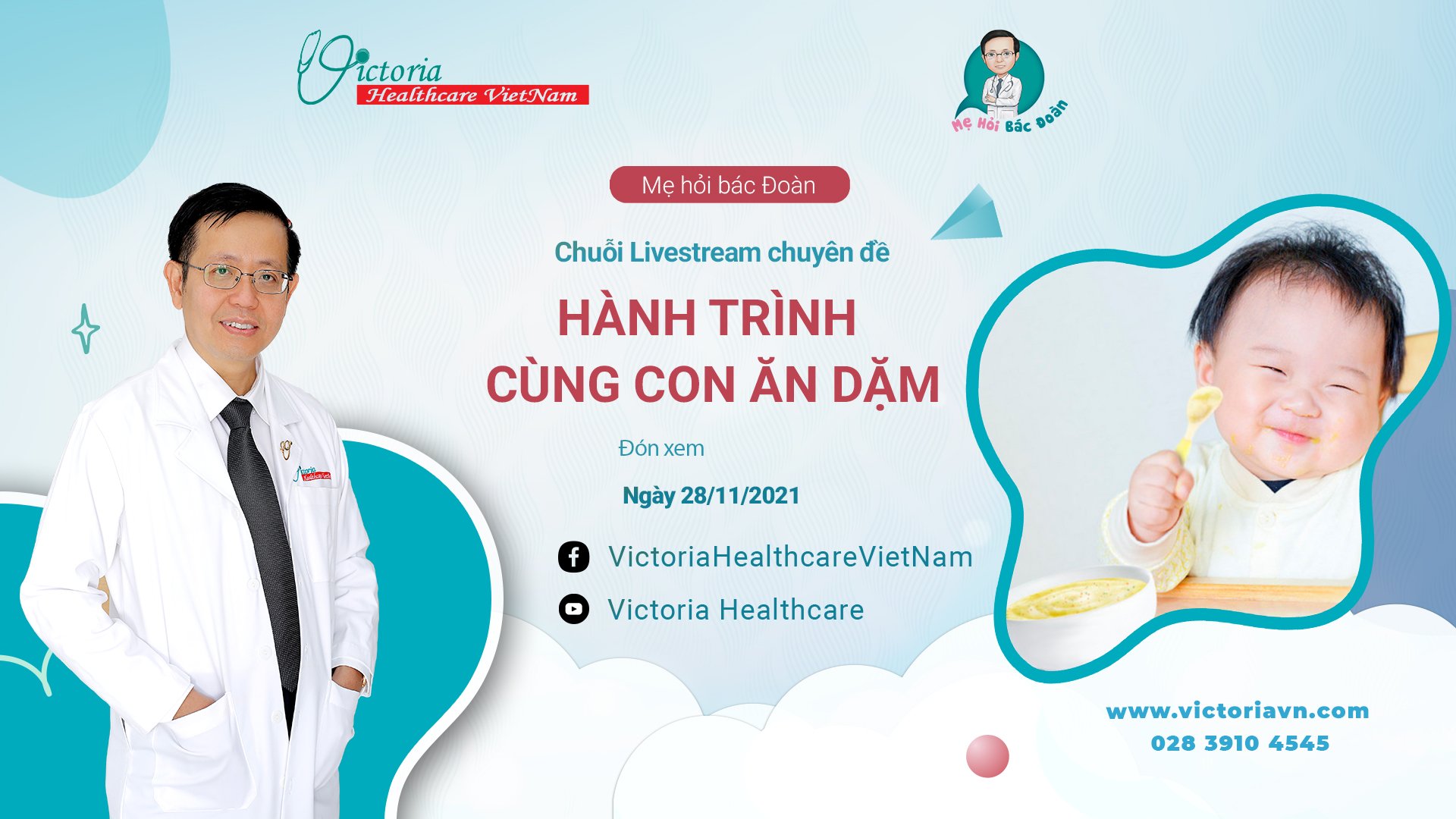 Mẹ hỏi bác Đoàn: HÀNH TRÌNH CÙNG CON ĂN DẶM