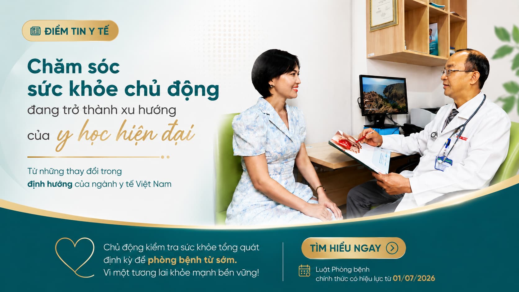 ĐIỂM TIN: NGƯỜI VIỆT ĐANG DẦN CHUYỂN TƯ DUY TỪ CHỮA BỆNH SANG ƯU TIÊN PHÒNG BỆNH