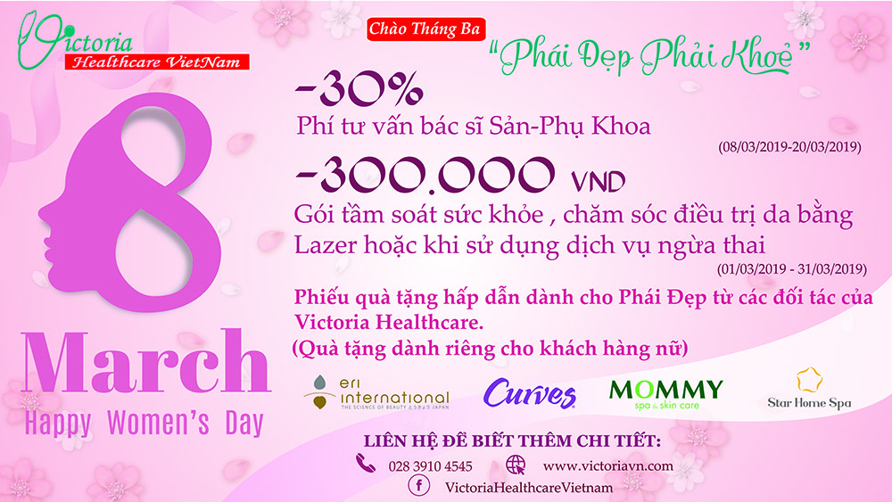 PHÁI ĐẸP PHẢI KHỎE  - QUÀ TẶNG 08/03 DÀNH CHO PHÁI ĐẸP