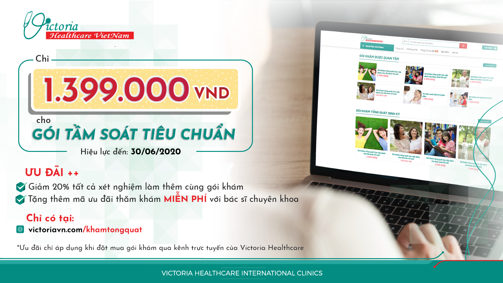 ƯU ĐÃI 1.399.000VND GÓI TẦM SOÁT TIÊU CHUẨN