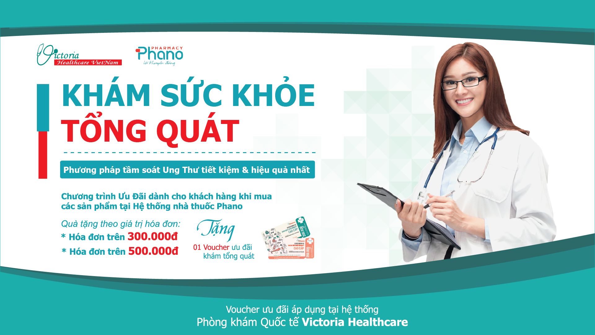 THÔNG TIN CHƯƠNG TRÌNH ƯU ĐÃI VICTORIA HEALTHCARE & PHANO