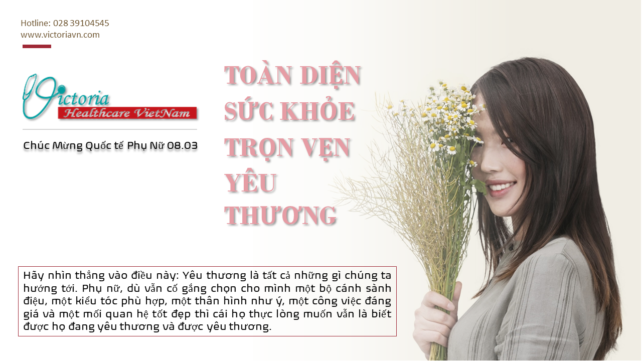 THÁNG CHĂM SÓC TOÀN DIỆN SỨC KHỎE NỮ GIỚI