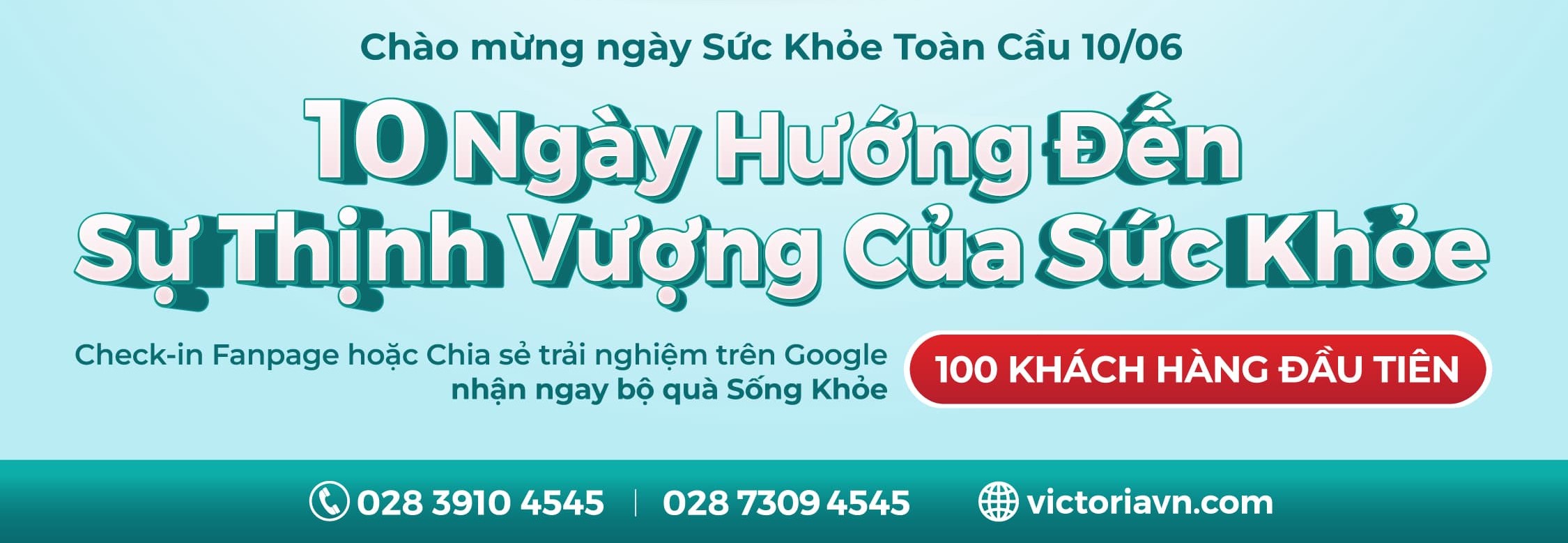 CHECK-IN NHẬN QUÀ MỪNG NGÀY SỨC KHỎE TOÀN CẦU 10-06-2023